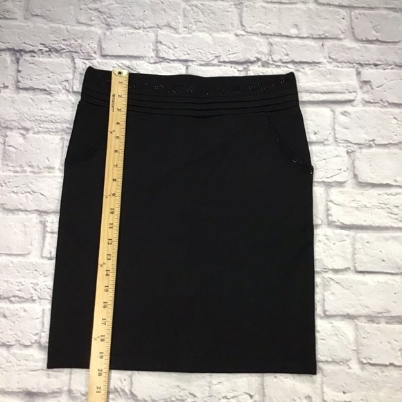 L&M Jeans Leggings Collection Jr Size Large Black Mini Skirt - Picture 6 of 7
